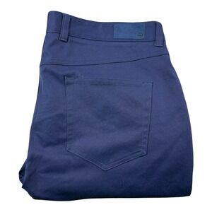 Peter Millar Navy Blue EB66 5 Pocket Mens Golf Pant Size 36X26